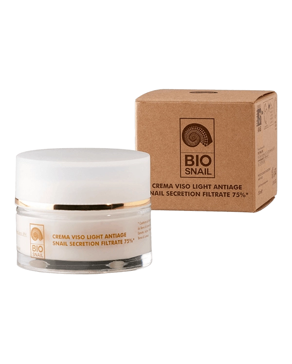 bellaecobio, biosnail, crema viso light antiage snail secretion filtrate 75 %