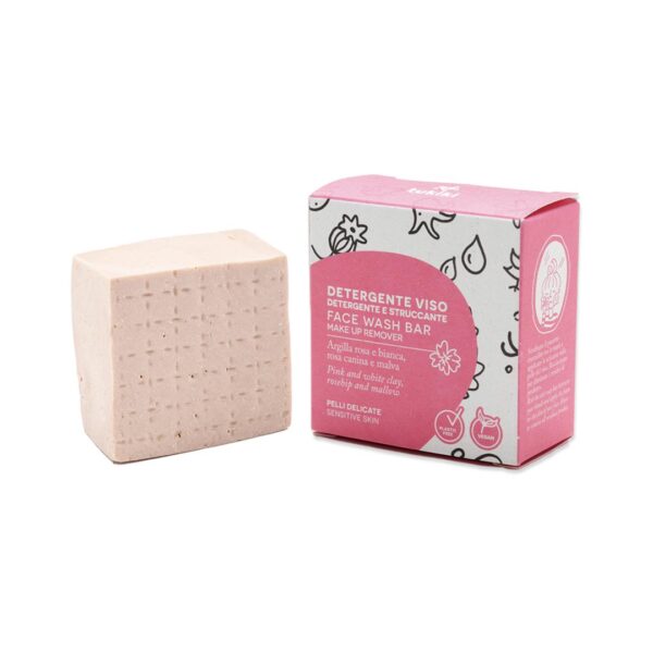 Detergente rosa e argilla