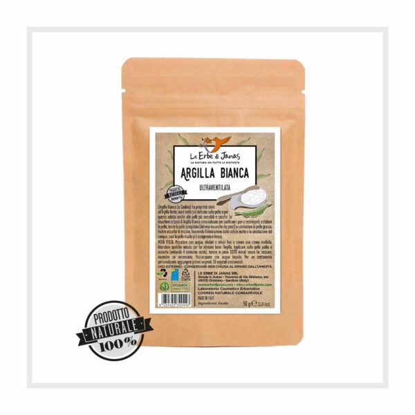 Origine naturale argilla bianca 50