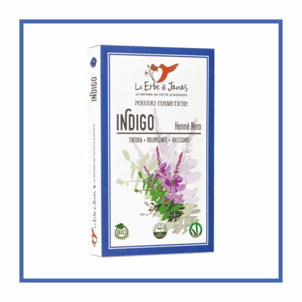 Origine naturale erbe in polvere indigo