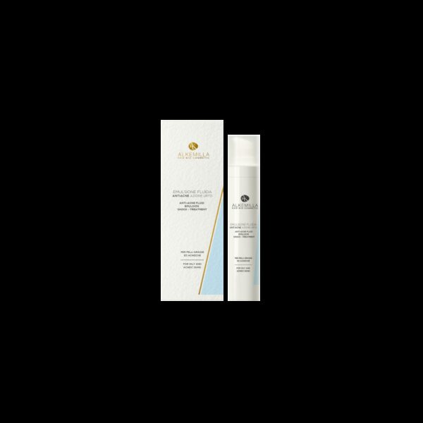 Emulsione fluida antiacne azione urto alkemilla