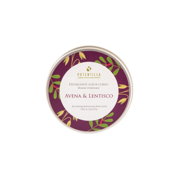 Potentilla detergente scrub corpo avena e lentisco