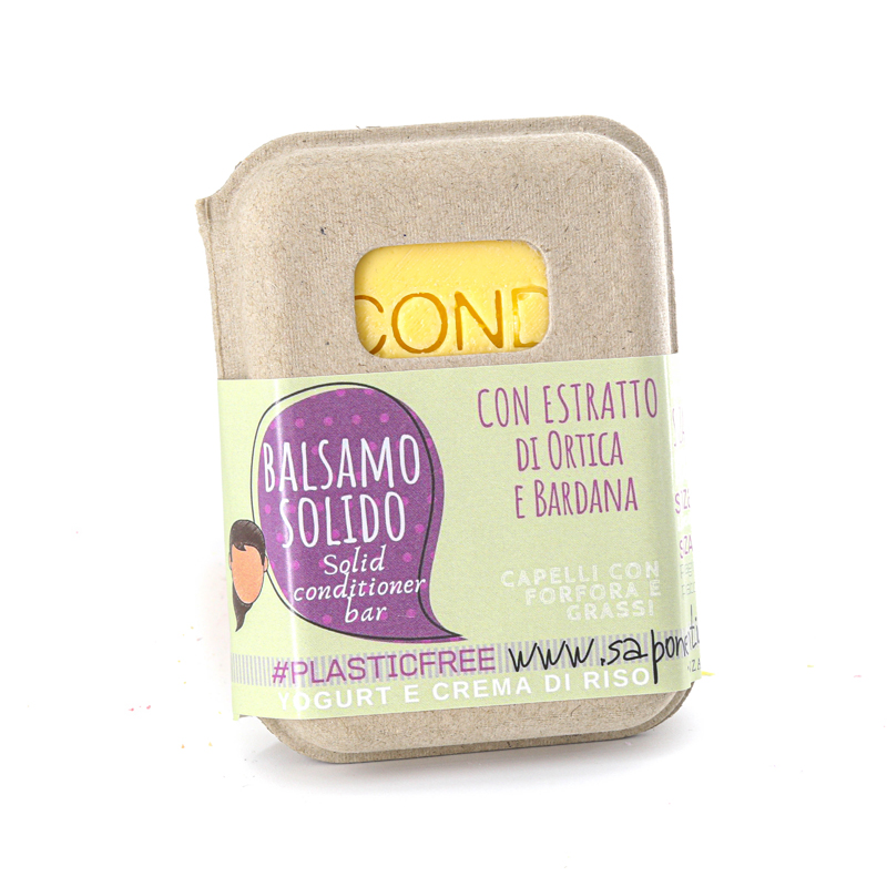 balsamo solido capelli grassi o con forfora solo pack clamshell Balsamo solido capelli grassi o con forfora solo pack clamshell