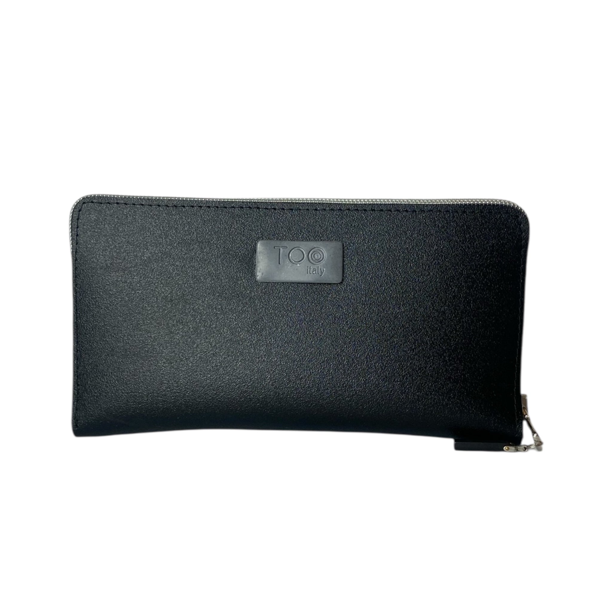 CONT-B26-001-portafoglio-maxi-nero-satinato-portafoglio-donna-fronte Cont b26 001 portafoglio maxi nero satinato portafoglio donna fronte
