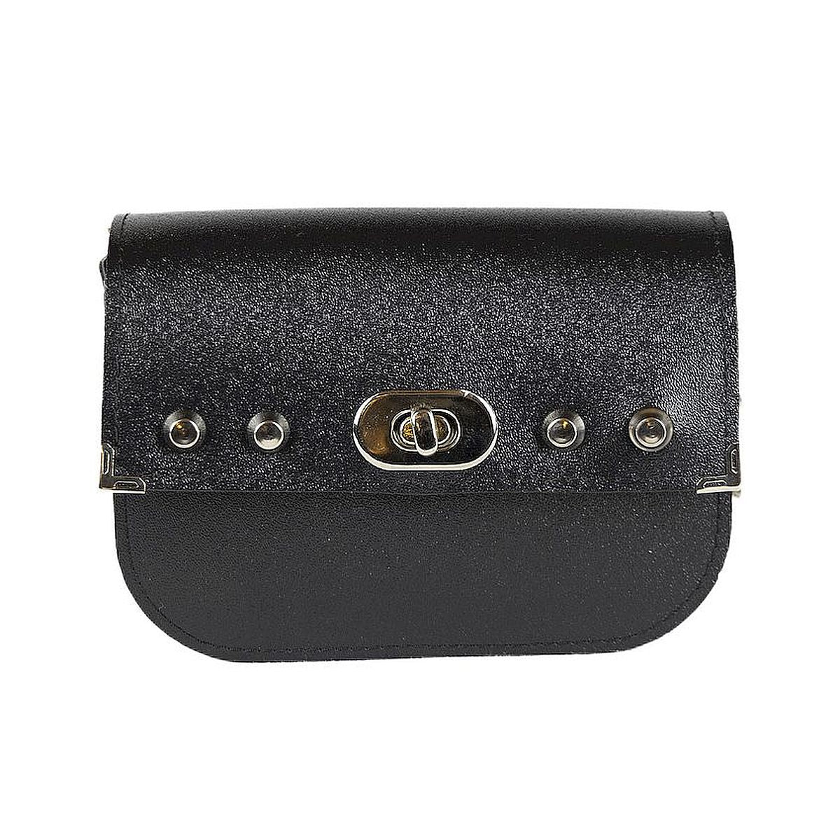 GLRK-B06-001-borsa-PVC-tracolla-vegan-nera-borchie-rock-fronte Glrk b06 001 borsa pvc tracolla vegan nera borchie rock fronte
